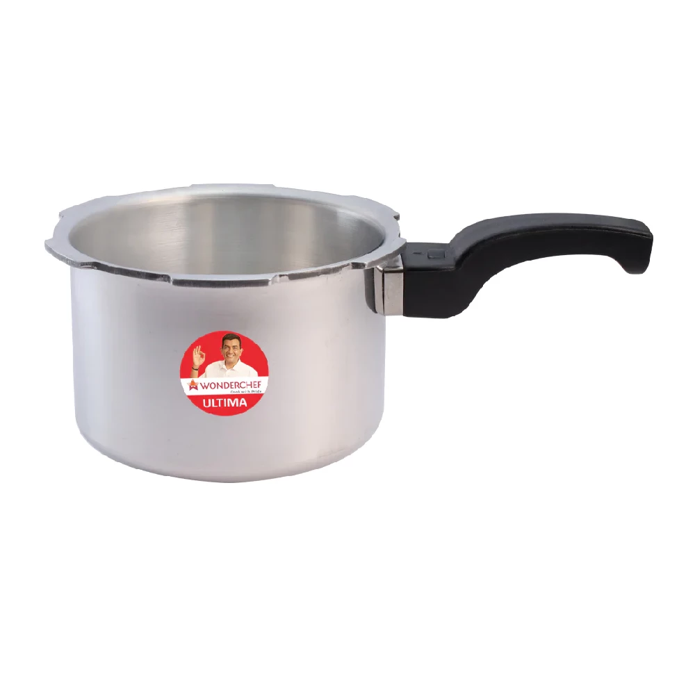 Wonderchef Ultima Pressure Cooker With Outer Lid - Non-Stick, Induction Friendly, 3 l-3.webp